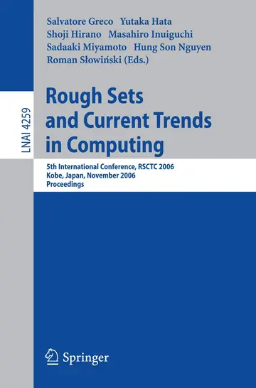 Cover of Rough Sets and Current Trends in Computing
