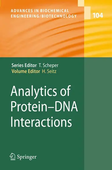Cover of Analytics of Protein-dna Interactions