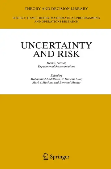 Cover of Uncertainty and Risk (hb)