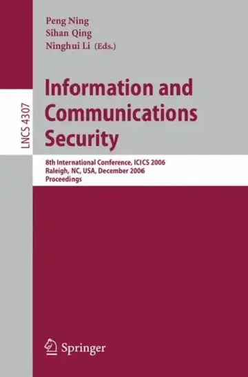 Cover of Information and Communications Security