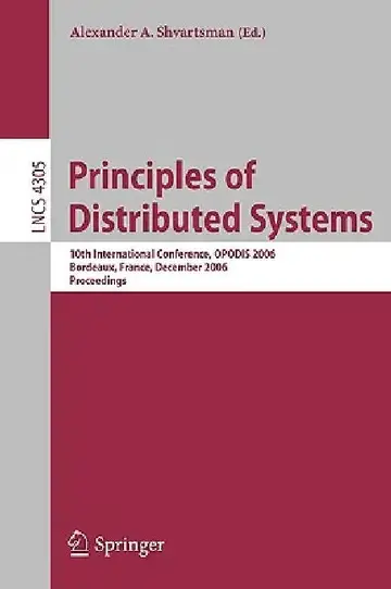 Cover of Principles of Distributed Systems