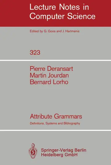 Cover of Attribute Grammars