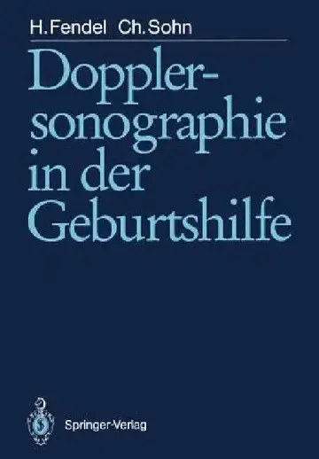 Cover of Dopplersonographie in Der Geburtshilfe