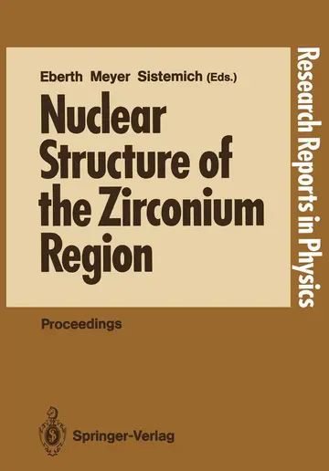 Cover of Nuclear Structure of the Zirconium Region