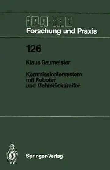 Cover of Kommissioniersystem Mit Roboter Und Mehrstückgreifer
