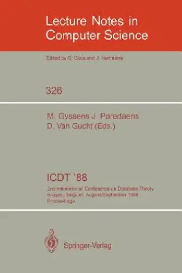 Cover of Icdt '88