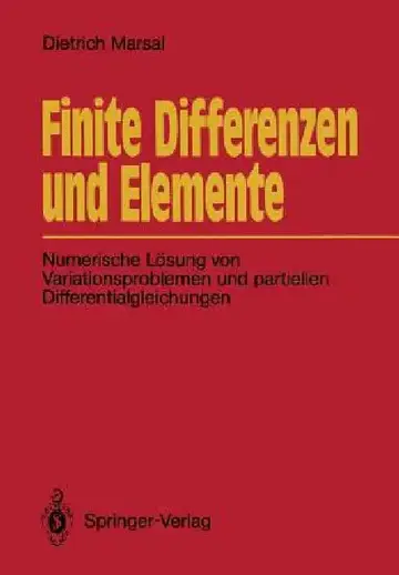 Cover of Finite Differenzen Und Elemente