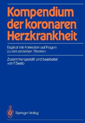 Cover of Kompendium Der Koronaren Herzkrankheit