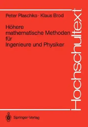 Cover of Höhere Mathematische Methoden Für Ingenieure Und Physiker