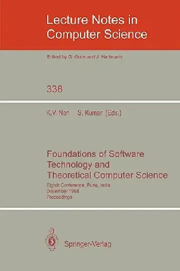 Cover of Foundations of Software Technology and Theoretical Computer Science
