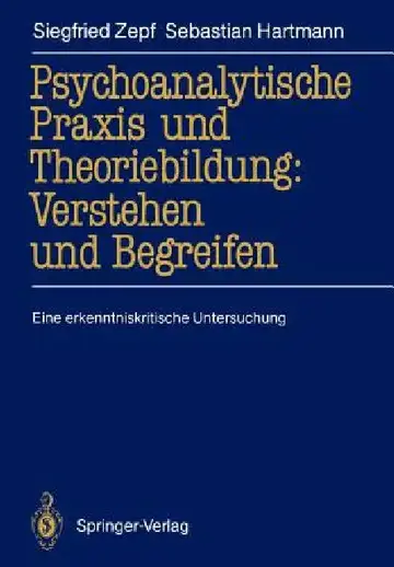 Cover of Psychoanalytische PRAXIS Und Theoriebildung