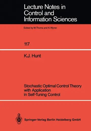 Cover of Stochastic Optimal Control Theory with Application in Self-tuning Control