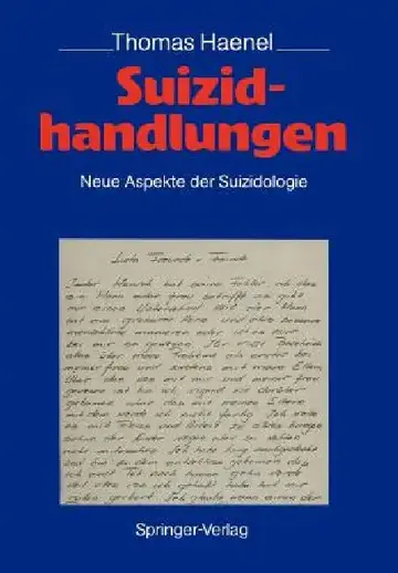 Cover of Suizidhandlungen