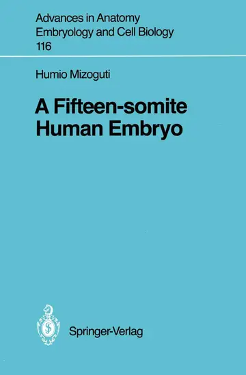 Cover of A Fifteen-somite Human Embryo