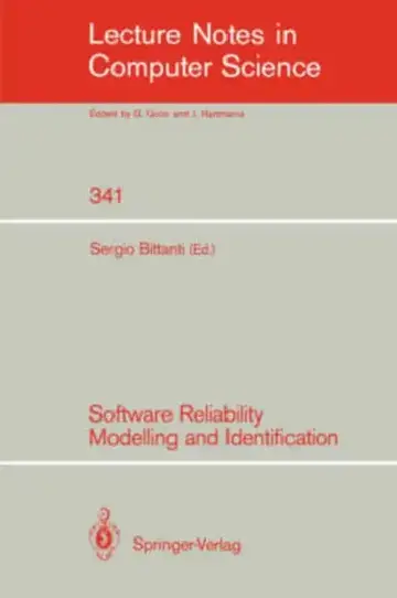 Cover of Software Reliability Modelling and Identification