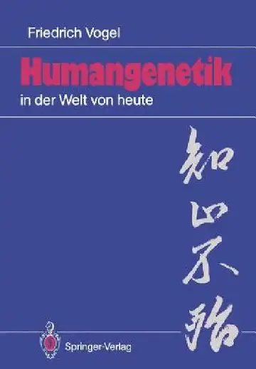 Cover of Humangenetik in Der Welt Von Heute