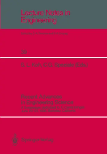 Cover of Recent Advances in Engineering Science