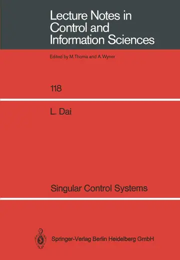 Cover of Singular Control Systems
