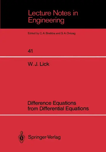 Cover of Difference Equations from Differential Equations