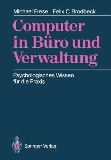 Cover of Computer in Büro Und Verwaltung