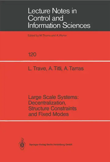 Cover of Large Scale Systems