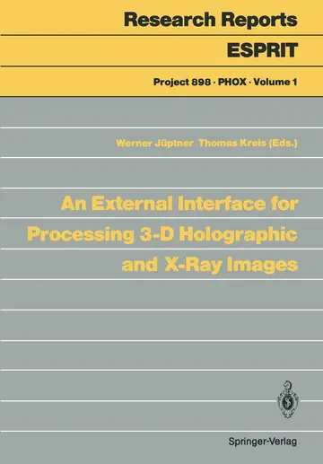 Cover of An External Interface for Processing 3-D Holographic and X-Ray Images