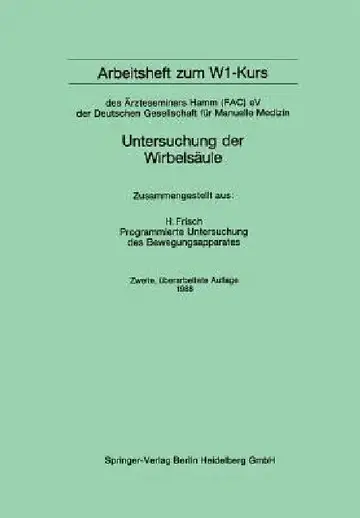 Cover of Arbeitsheft Zum W1-Kurs