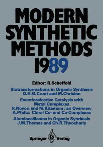 Cover of Modern Synthetic Methods 1989