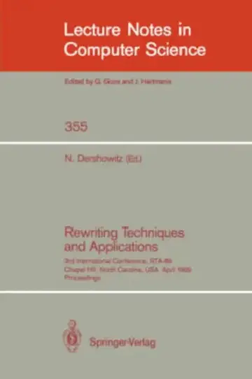 Cover of Rewriting Techniques and Applications