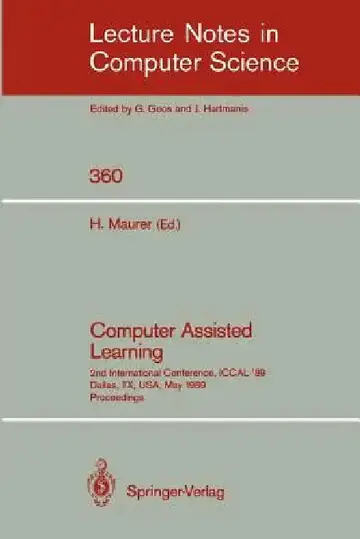 Cover of Computer Assisted Learning