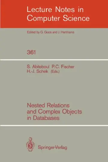Cover of Nested Relations and Complex Objects in Databases