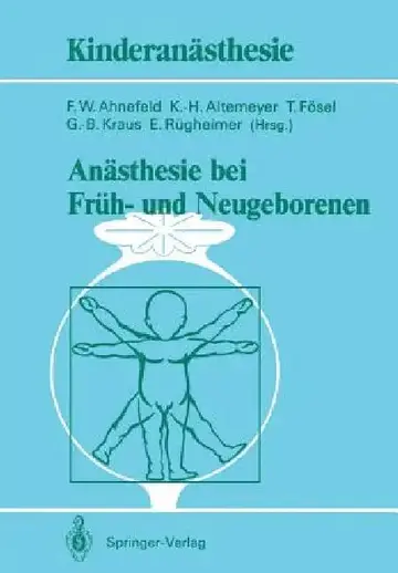 Cover of Anästhesie Bei Früh- Und Neugeborenen