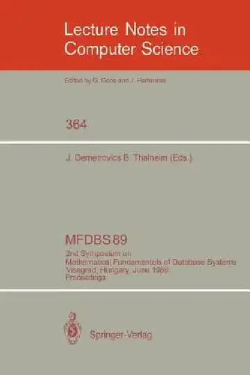 Cover of Mfdbs 89
