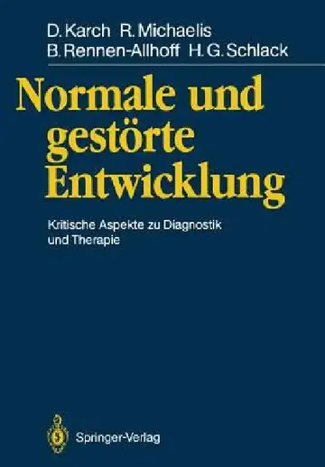 Cover of Normale Und Gestörte Entwicklung