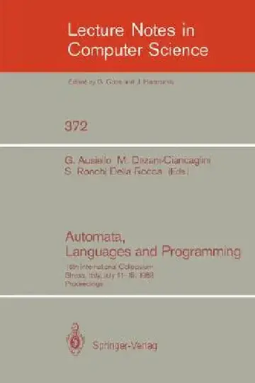 Cover of Automata, Languages and Programming