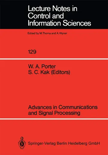 Cover of Advances in Communications and Signal Processing