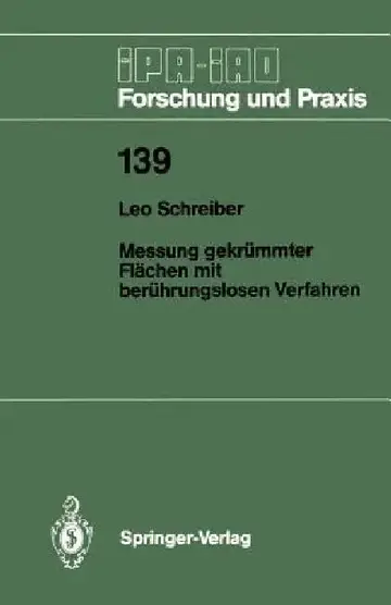 Cover of Messung Gekrümmter Flächen Mit Berührungslosen Verfahren