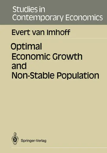 Cover of Optimal Economic Growth and Non-Stable Population