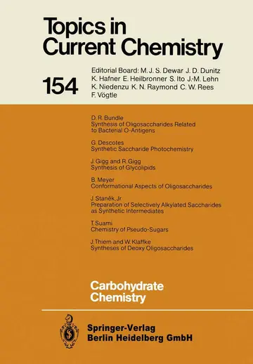 Cover of Carbohydrate Chemistry