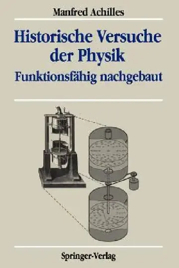Cover of Historische Versuche Der Physik