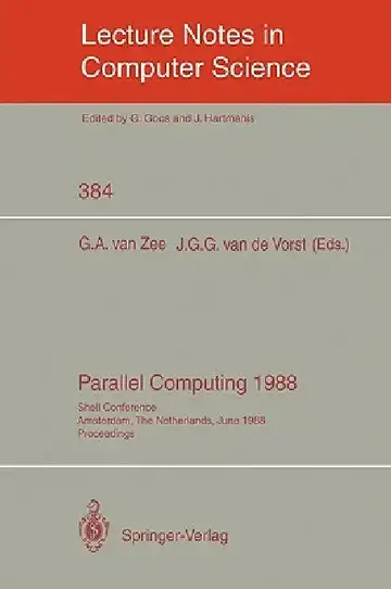 Cover of Parallel Computing 1988