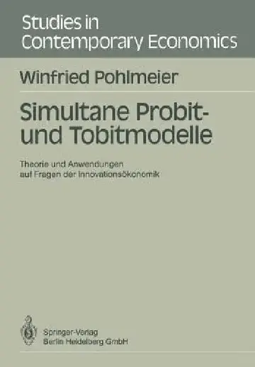 Cover of Simultane Probit- Und Tobitmodelle
