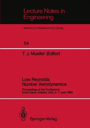 Cover of Low Reynolds Number Aerodynamics