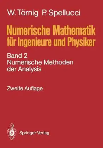 Cover of Numerische Mathematik Für Ingenieure Und Physiker