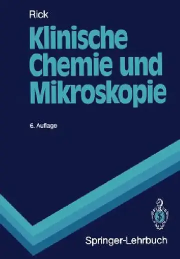 Cover of Klinische Chemie Und Mikroskopie