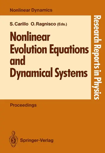 Cover of Nonlinear Evolution Equations and Dynamical Systems