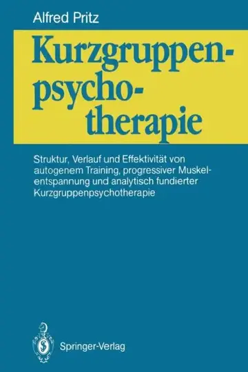 Cover of Kurzgruppenpsychotherapie
