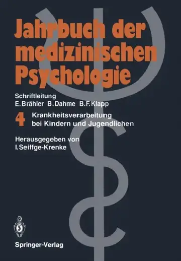 Cover of Krankheitsverarbeitung Bei Kindern Und Jugendlichen