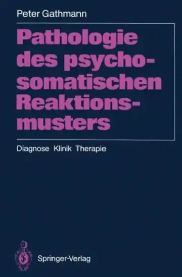 Cover of Pathologie Des Psychosomatischen Reaktionsmusters