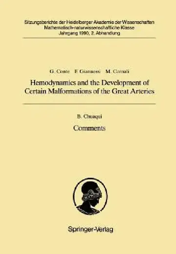 Cover of Hemodynamics and the Development of Certain Malformations of the Great Arteries. Comment